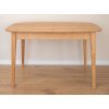 Rozkládací stůl Orbetello 120 až 165 cm, Dub, masiv - čelní pohled