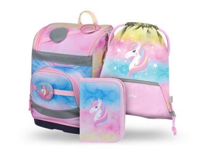 skolni set zippy plus rainbow unicorn 549703 k44