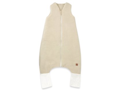 muselinovy spaci vak so zahrnovacimi nohavickami bezovy vel s