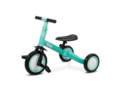 multifunkcne detske odrazadlo a bicykel 4v1 fox tyrkysove