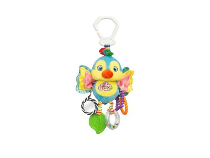 zavesna hracka hrkalka vtacik