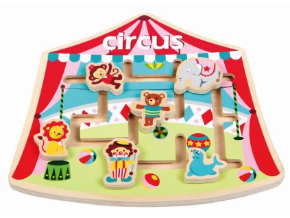 dreveny posuvacie labyrint lelin cirkus