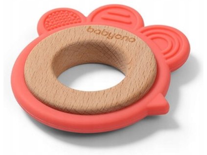 drevene silikonove hryzatko babyono sliepocka koralove