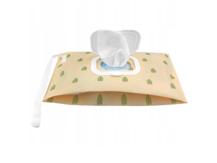 puzdro obal na vlhcene obrusky listy ecru