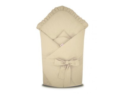 baby nellys rychlozavinovacka s volanikom a stuhou royal bezova