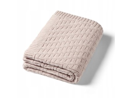 detska bavlnena deka 75x100cm bezova