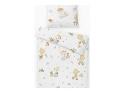 obliecky do postielky s vyplnou vrecusko bavlna bunny 135x100cm 40x60cm