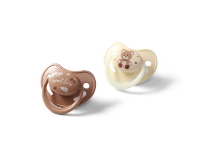 cumlik silikonovy anatomicky tvar 0 6m 2 ks sweet love