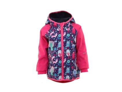 Softhellová bunda sovičky