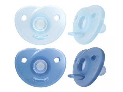silikonovy cumlik soothie modra 0 6 m