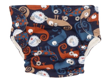 Mamatti Látková plenka EKO sada - kalhotky + 2 x plenka, vel. 3 - 8 kg, Chameleon (Velikost 5 - 14 kg)