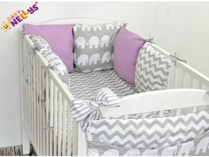 Baby Nellys Mantinel Be Love Lux polštářkový s povlečením vzor č. 17 (Velikost povlečení 120x90)