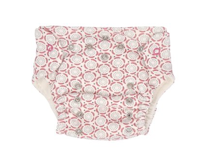 Mamatti Látková plenka EKO sada - kalhotky + 2 x plenka, vel. 3 - 8 kg, Rozeta (Velikost 5 - 14 kg)