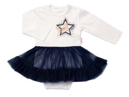 Mrofi Sukničkobody dl. rukáv s týlem Butterfly - bílá/granát (Velikost 80 (9-12m))