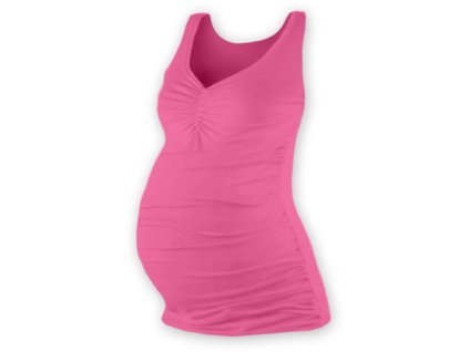 JOŽÁNEK Těhotenský topík JOLANA - růžová (Velikost oblečení M/L)