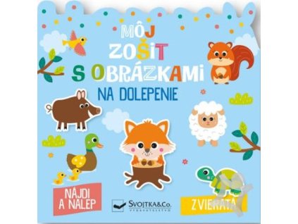 Môj zošit s obrázkami na dolepenie Zvieratá