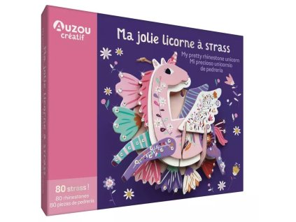 auzou 3d model trblietavy jednorozec na zavesenie kreativna sada