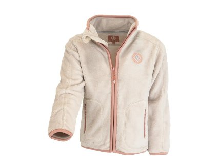 Funkčná béžová mikina DIEVČA