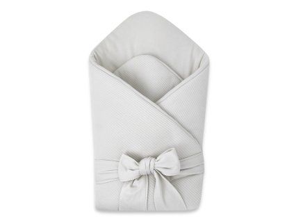 luxusna zavinovacka soft pre babatko 75x75 cm seda