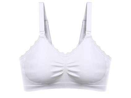 dojciacia podprsenka s cipkou babyono biela f75 80 cm