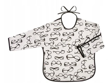 akuku zasterka podbradnik nepremakavy s dlhym rukavom okuliare biely