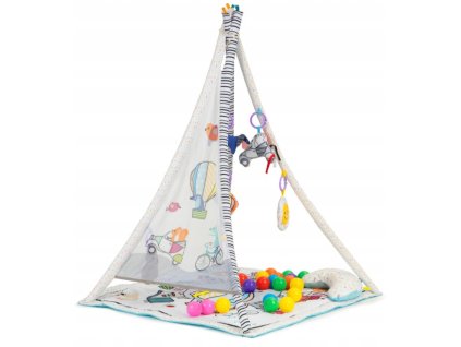 eco toys vzdelavacia deka 3v1 typi s loptickami