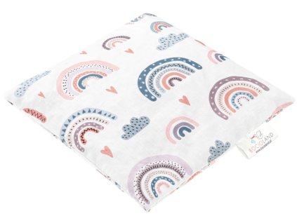 velky nahrievaci vankusik s ceresnovymi kostkami duha pastelova