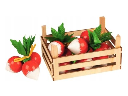 goki dreveny kosik s redkovky