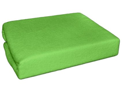 Froté prostěradlo do postele Frotti - ZELENÉ (Rozměry 1 160x70)