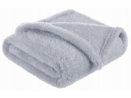 jemna fleecova decka 80 x 100 cm seda