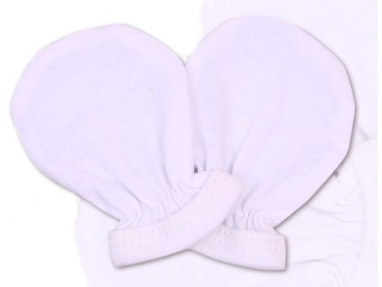 rukavicky bavlna terjan biele vel 2