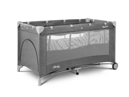 cestovna postielka basic plus grafit