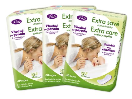 poporodne vlozky fide bal 3 x 20ks extra save prodysne