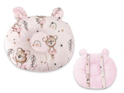 vankus na dojcenie bavlna minky little balerina ruzova