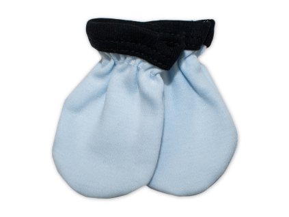 baby nellys dojcenske rukavicky little prince modre