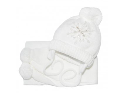 zimna ciapocka s salom snehova vlocka v bielej 0 6m