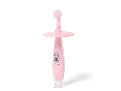 babyono bezpecna kefka na zubky 6 m ruzova