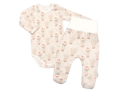 2 dielna sada body zap pri krku polodupacky baby nellys sweet candy kremova