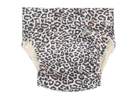Mamatti Látková plenka EKO sada - kalhotky + 2 x plenka, Gepardík, vel. 3 - 8 kg (Velikost 3 - 8 kg)
