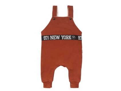 Mamatti Kojenecké láclové tepláčky, dupačky, Baby Fox - hnědé (Velikost 62 (2-3m))