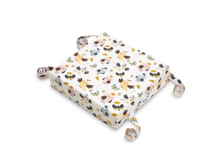 detsky sedak na stolicke 32x32x8cm farebne vtaciky