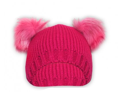zimne ciapky mako chlupacek baby nellys tm ruzovy