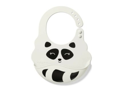 babyono podbradnik silikonovy lemur siva 6 m