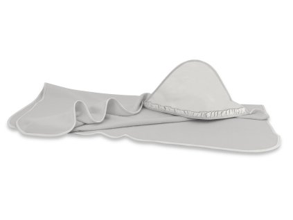 detska termoosuska s kapucnou baby nellys royal 100 x 100 cm siva