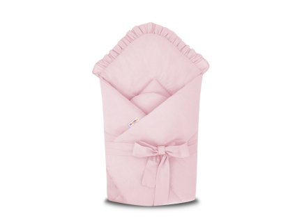 rychlozavinovacka s volanikom a stuhou royal ruzova