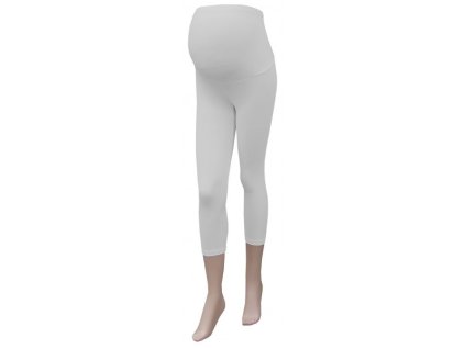 Gregx Těhotenské legíny 3/4 délka - bílá, vel. XS/S (Velikost oblečení XS/S)