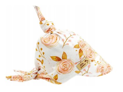 detska bavlnena satka so siltom na zavazovanie premium baby nellys ruza