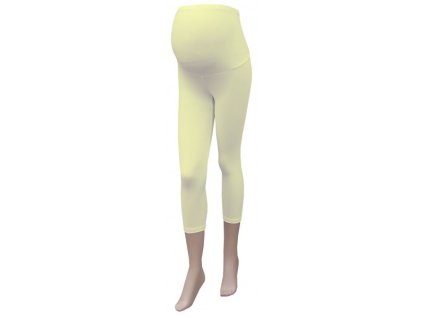 Gregx Těhotenské legíny 3/4 délka - ecru, vel. XS/S (Velikost oblečení XS/S)