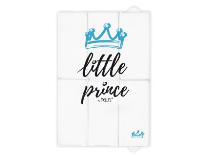cestovna prebalovacia podlozka makka little prince nellys 60x40cm biela modra