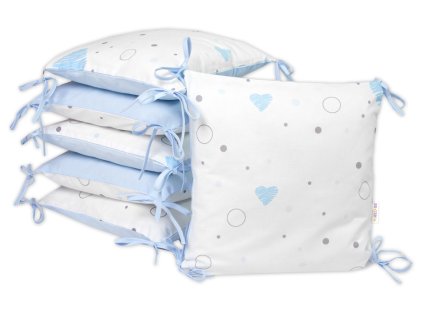 polstarkovy mantinel 6d bavlna i love boy baby nellys modra bila